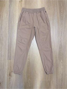 Legends Tan Aviation Performance Elastic Waistband Joggers Reflective Small